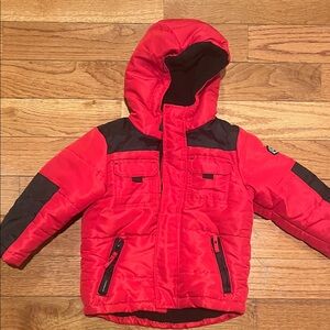 Rothschild Red and Black Patch Jacket